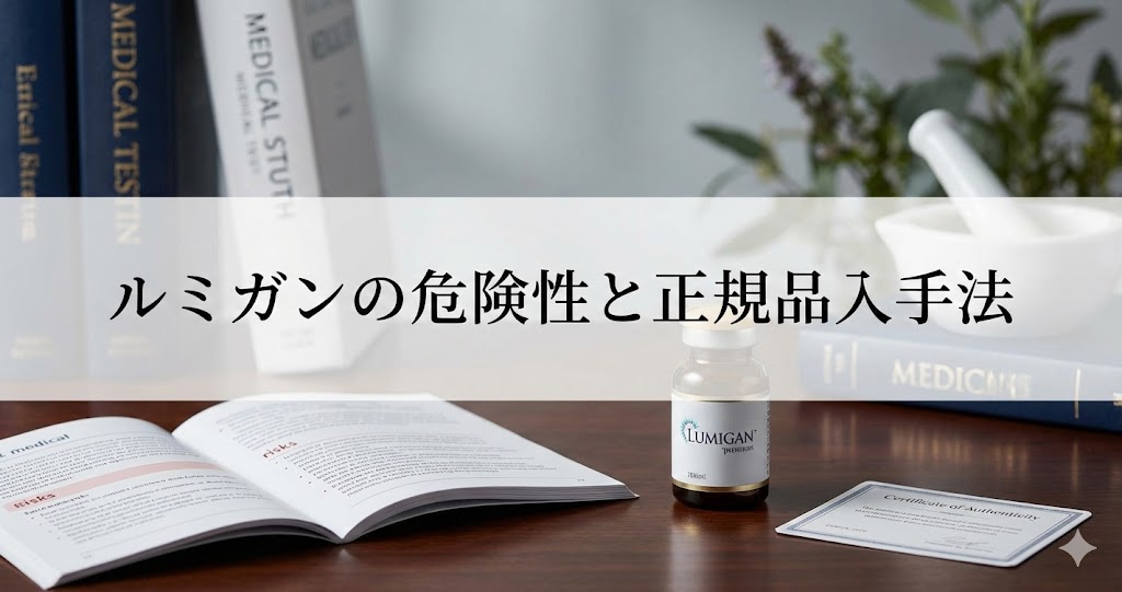 ルミガンはまつ毛に危険？3つのリスク要因と正規品を入手する方法