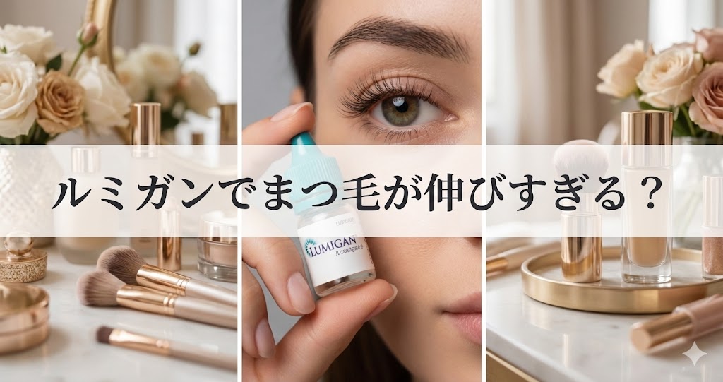 ルミガンでまつ毛が伸びすぎる？噂の真相と理想の長さを保つ調整術を解説