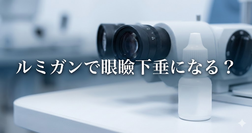 ルミガンで眼瞼下垂に？後悔する前に知っておきたいリスクと予防の全知識